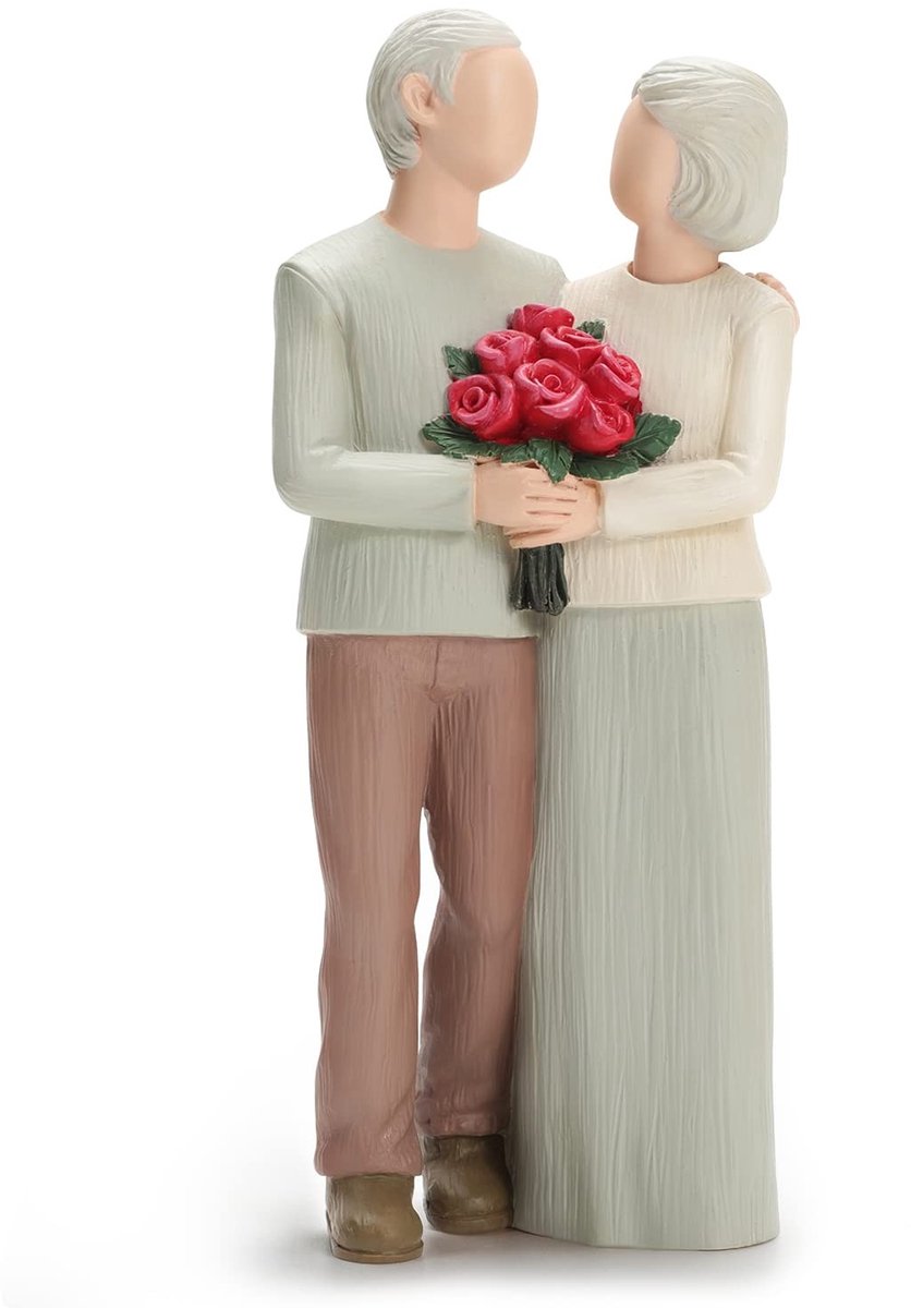 Solidchoice - Koppel Figuren voor Ouders, Decoratieve Beeldjes voor Vriendschap