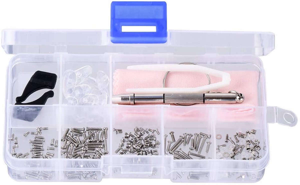 Solidchoice - Brilreparatieset met Schroeven en Neuspads