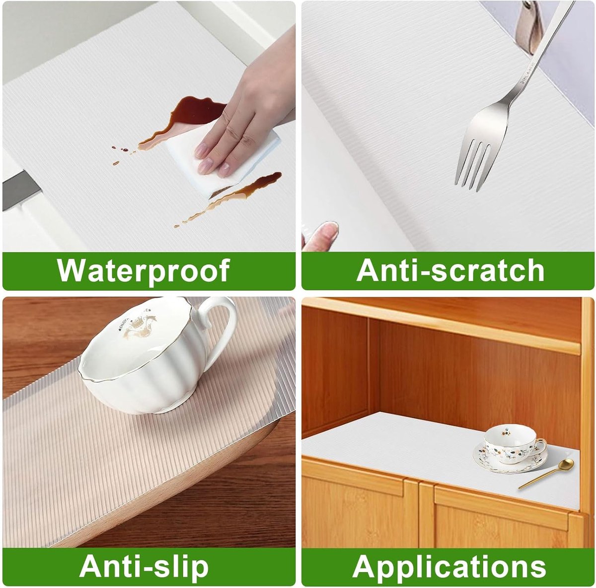 Lade Mat 30 x 500 cm - Transparant EVA - Waterdicht en Antislip - Beschermt en Organiseert - ShopVlot