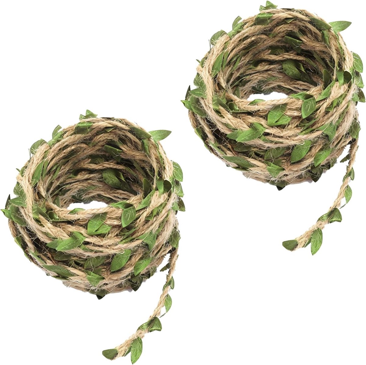 Jute Koord 10 Meter - Kunststof Bladeren - Milieuvriendelijk - Ideaal voor DIY Decoratie - ShopVlot