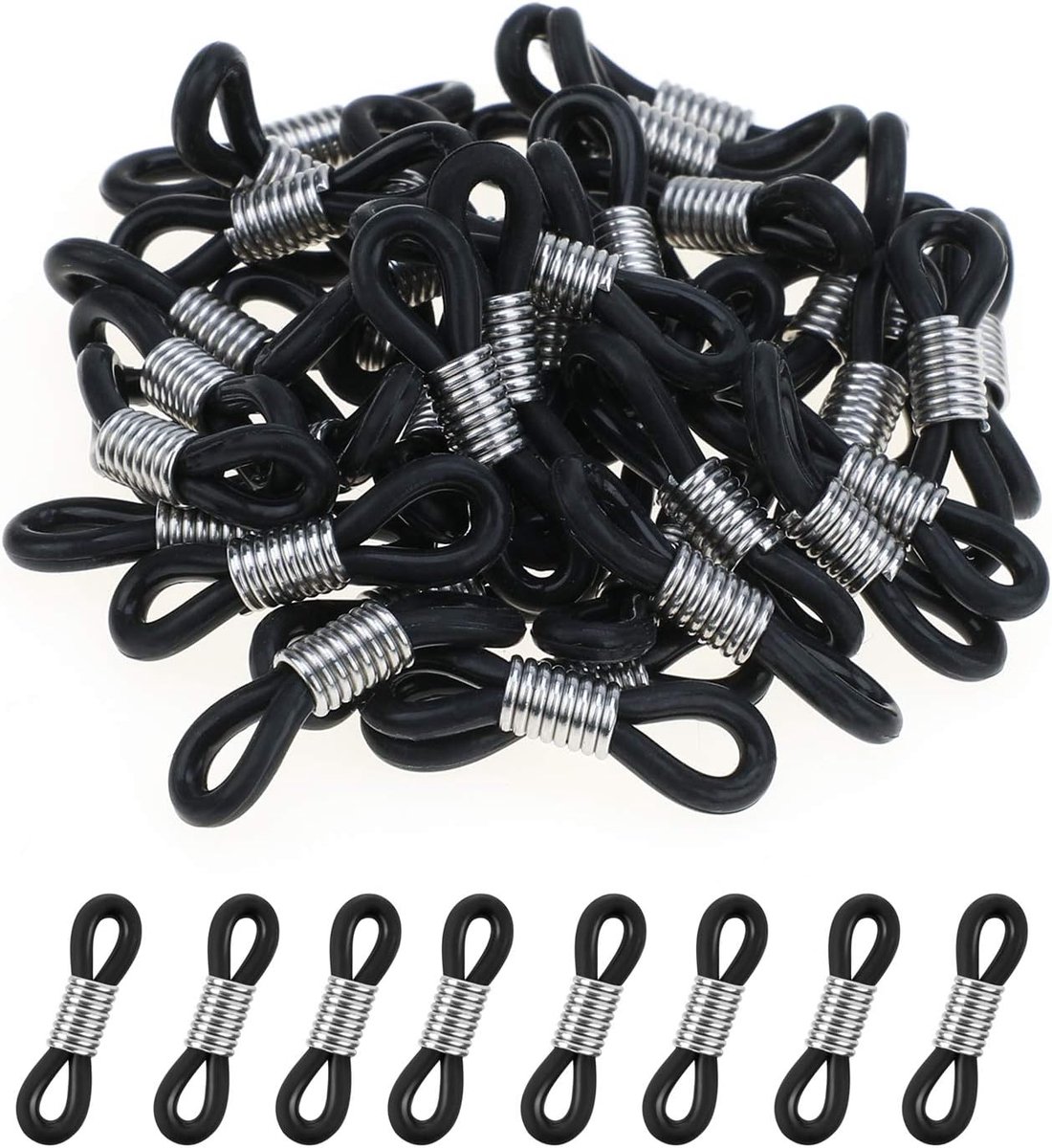 Brilkoord set van 40 - rubberen brillenband - 22 mm - ideaal voor dagelijks gebruik - ShopVlot