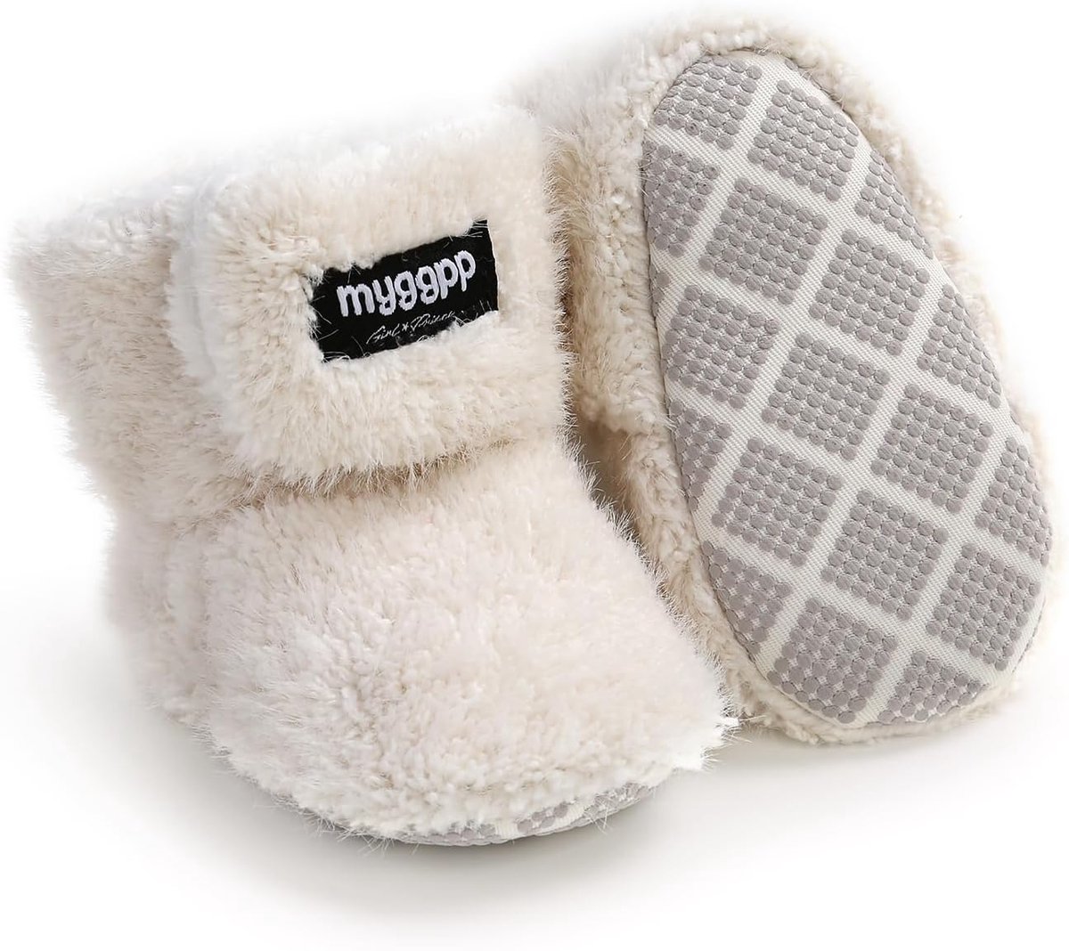 Fluffy winterboots 0-18 maanden - zachte zool - warm en comfortabel - perfect voor buiten - ShopVlot