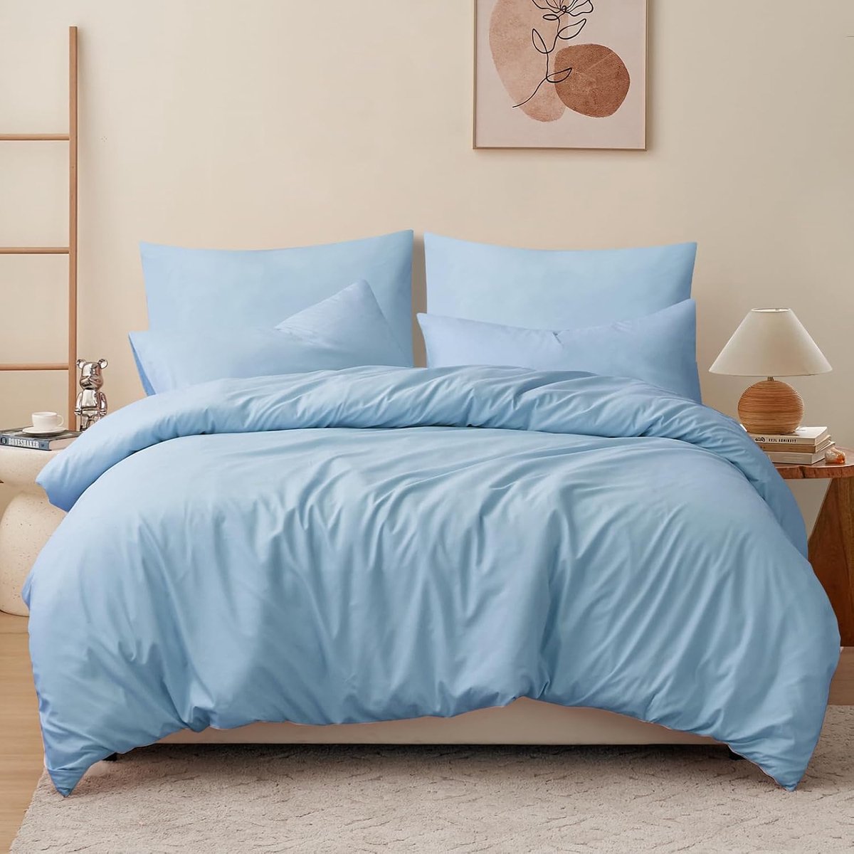 Beddengoed 200 x 220 cm - microvezel - ritssluiting - uitzonderlijk zacht slaapcomfort - ShopVlot