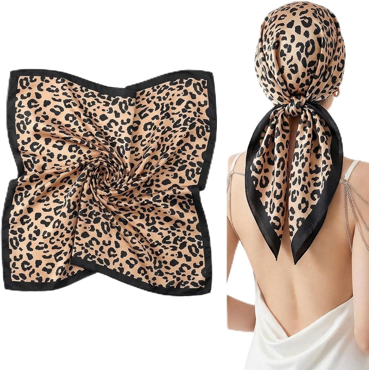 Zijden Sjaal 70 x 70 cm - Lichtgewicht Zijden Neckerchief - Elegante Damesaccessoire - Perfect voor elke gelegenheid - ShopVlot