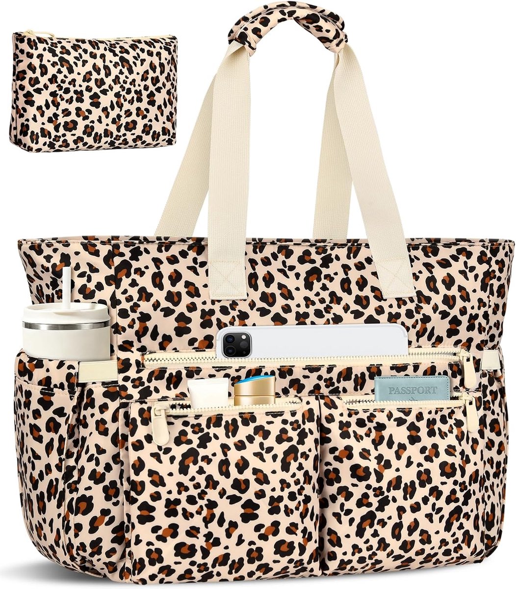 Strandtas XXL familie - grote badtas met ritssluiting - waterdicht - perfect voor strand en zwembad - ShopVlot