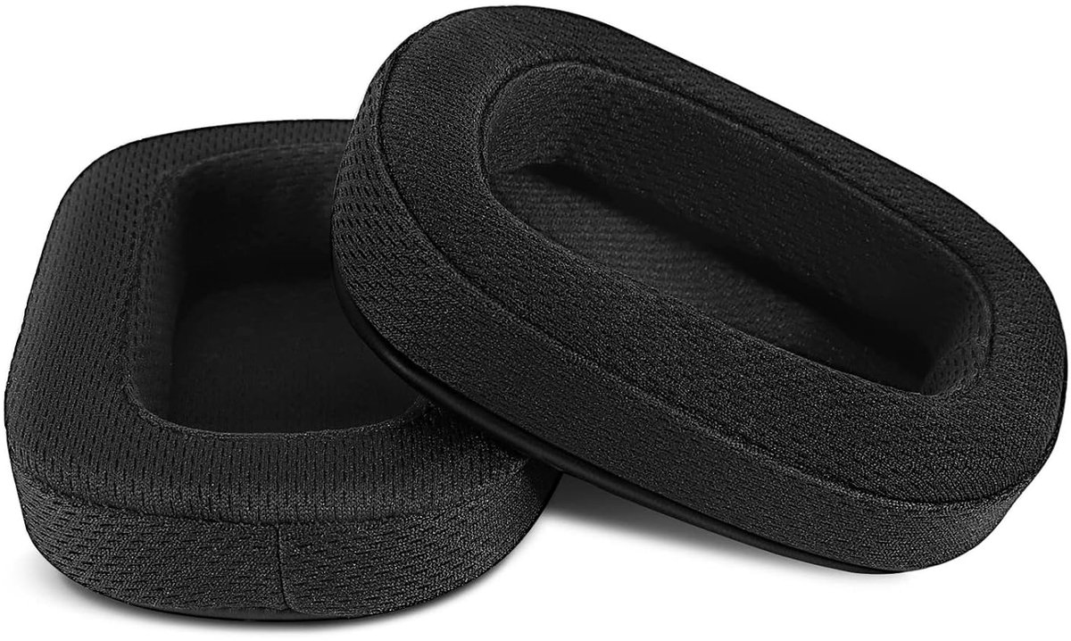 Vervangende oorkussens voor headset - Geheugenschuim - Zwart - Voor Logitech G933 en G633 - ShopVlot