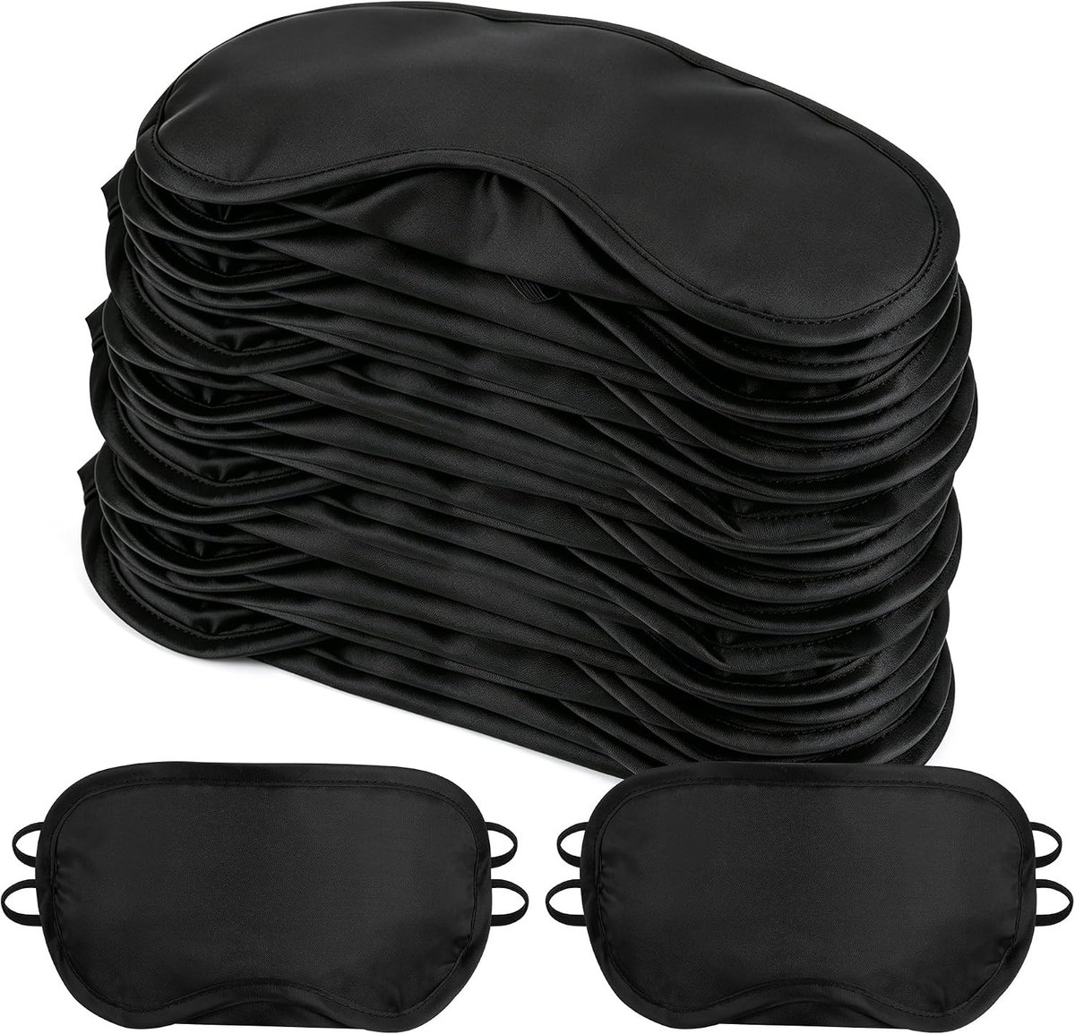 30 stuks ultrazachte slaapmaskers voor zijslapers, lichtblokkerend en comfortabel, ideaal voor reizen en ontspanning