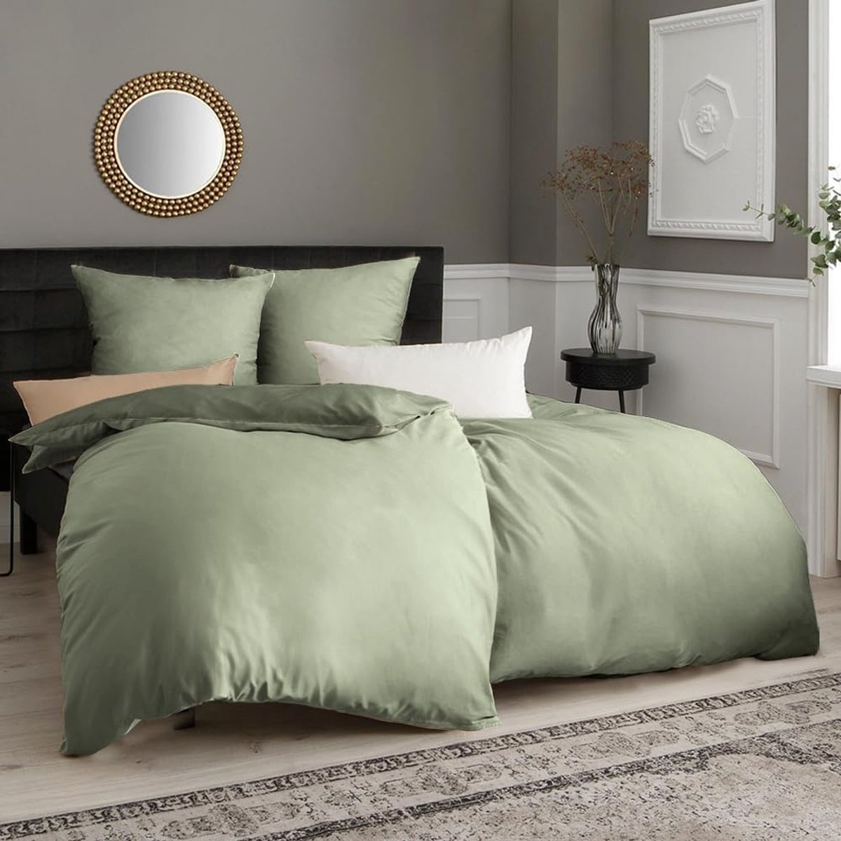 Dekbedovertrek set 135 x 200 cm - microvezel - non-iron en kreukvrij - warme nachten - ShopVlot