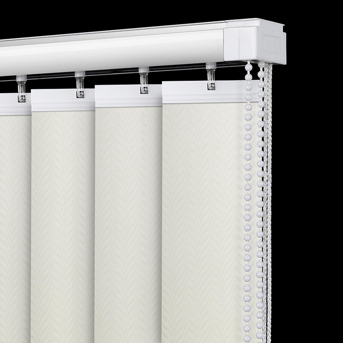 Solidchoice - Verticale Jaloezieën 89mm Verduisterend voor Binnen - Privacy en Zonwering (90cm x 110cm)