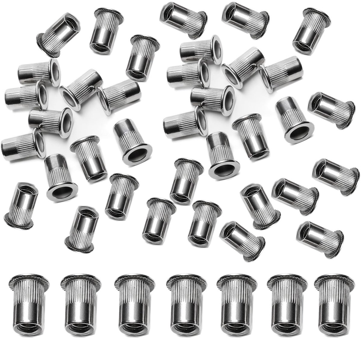 Solidchoice - 100 Stuks M8 Aluminium Rivet Nuts voor Diverse Toepassingen
