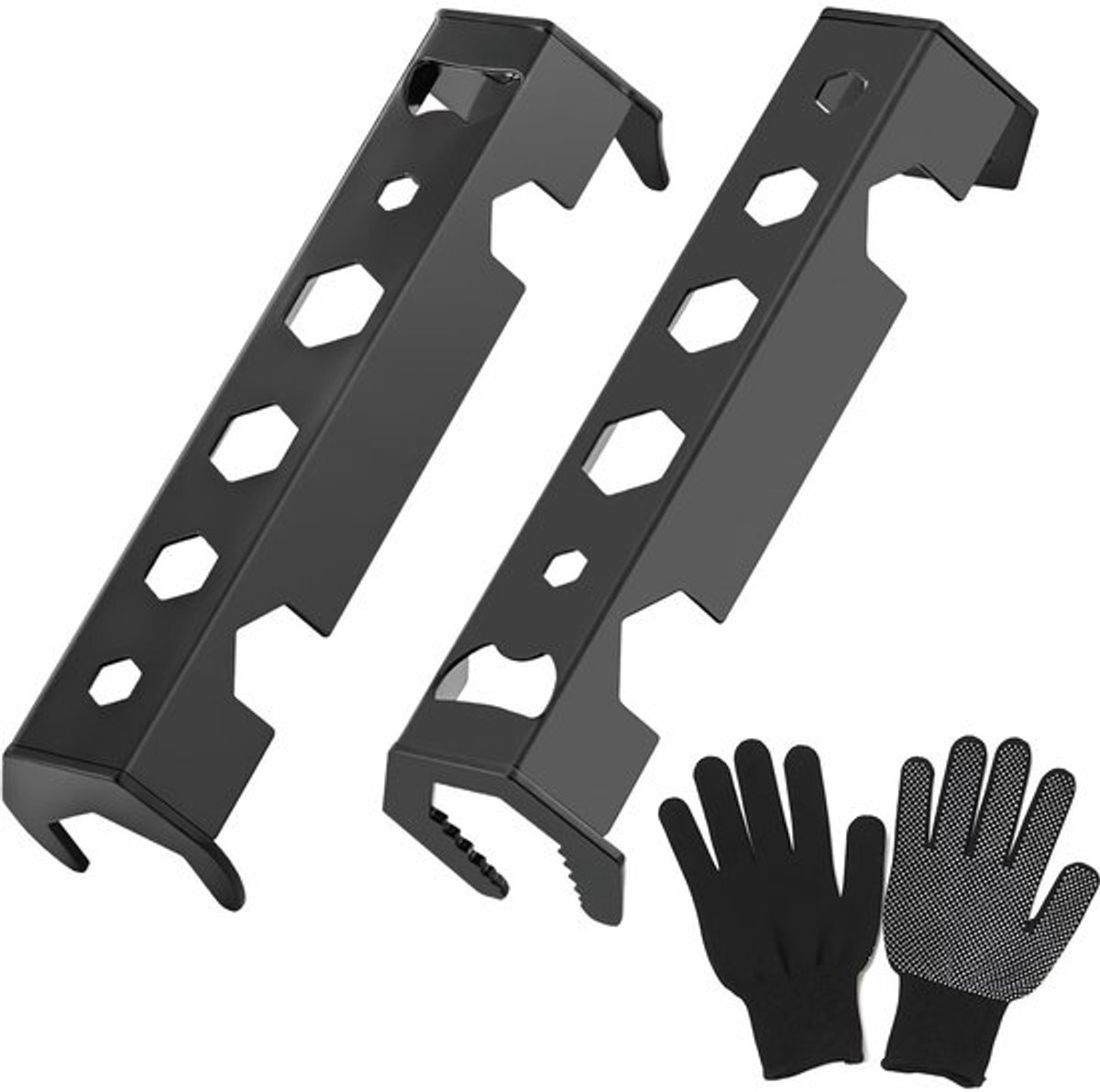 Armatuursleutelset 12-in-1 - Kraanmoersleutel - Ergonomische Handgreep - Multifunctioneel - Voor Toiletten/Spoelbakken - Inclusief Werkhandschoenen - Kraansleutel
