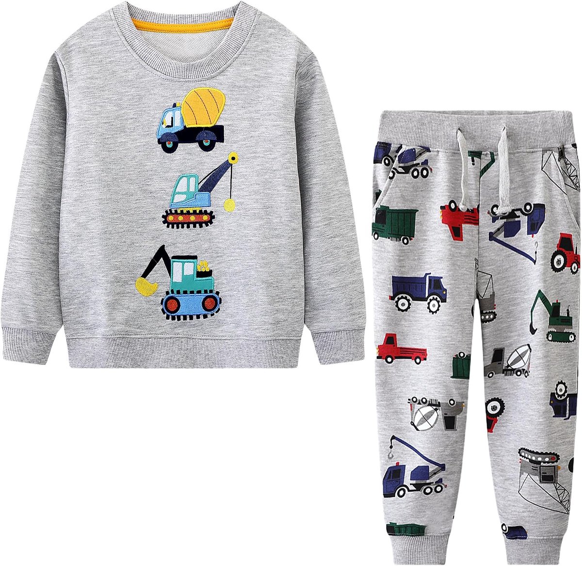 Sportset meisjes 2-7 jaar - multicolor - katoen - comfortabel voor school en spel - ShopVlot