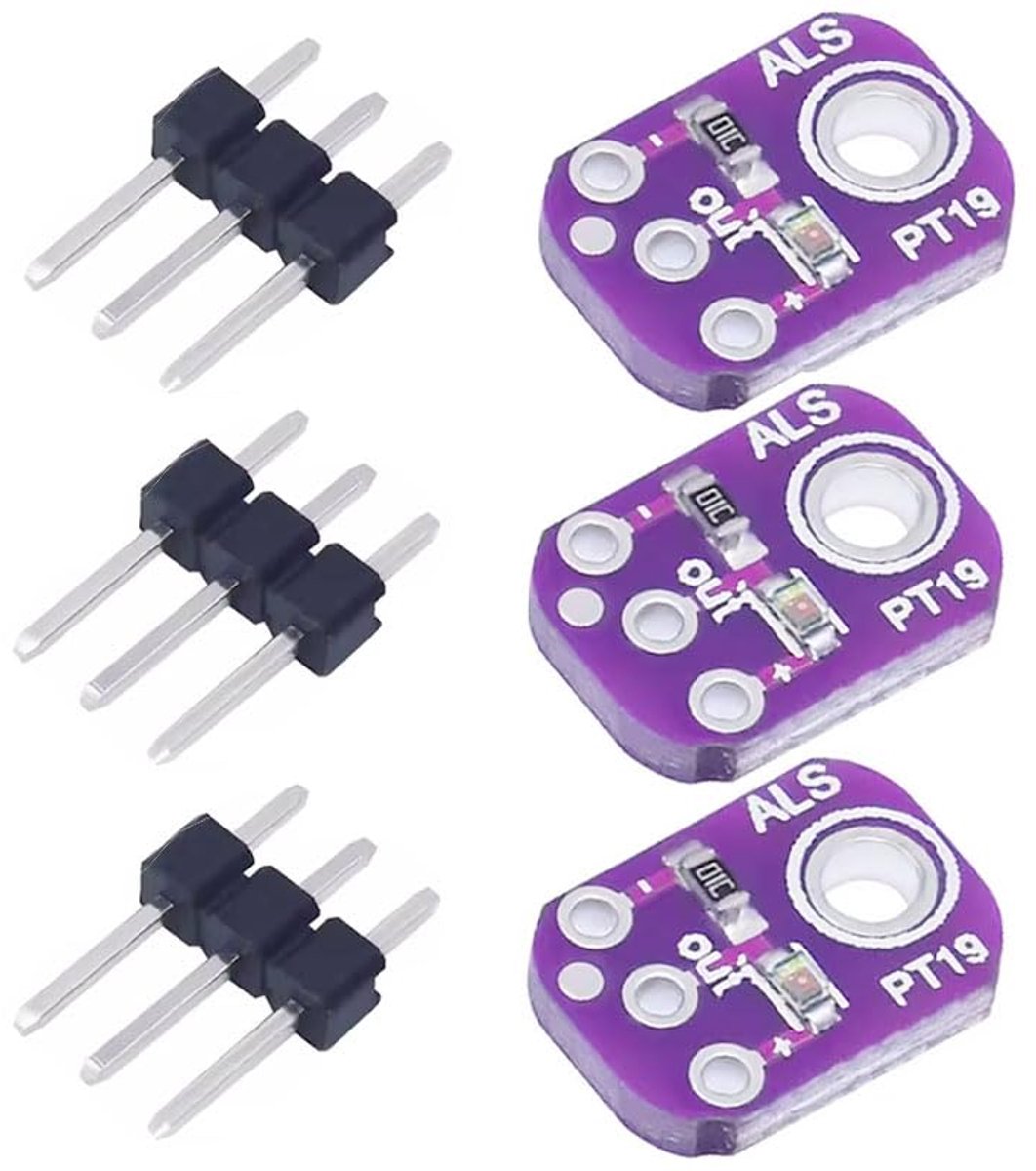 Lichtsensormodules ALS-PT19 - 3 stuks - hoge dynamische bereik - ideaal voor automatisering - ShopVlot