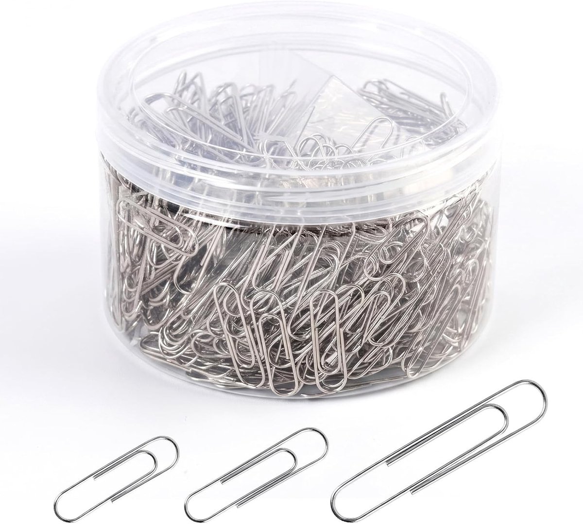 Paperclips Set - Metaal - 28 mm, 33 mm, 50 mm - Antislip - Voor Kantoor, School en Thuis