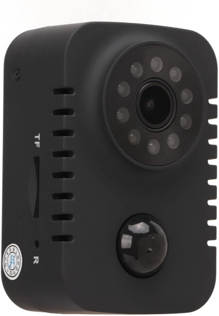 Mini Camera 1080P HD - Handheld Cam met 120° Hoek - Infrarood Nachtzicht - Ideaal voor Beveiliging - ShopVlot