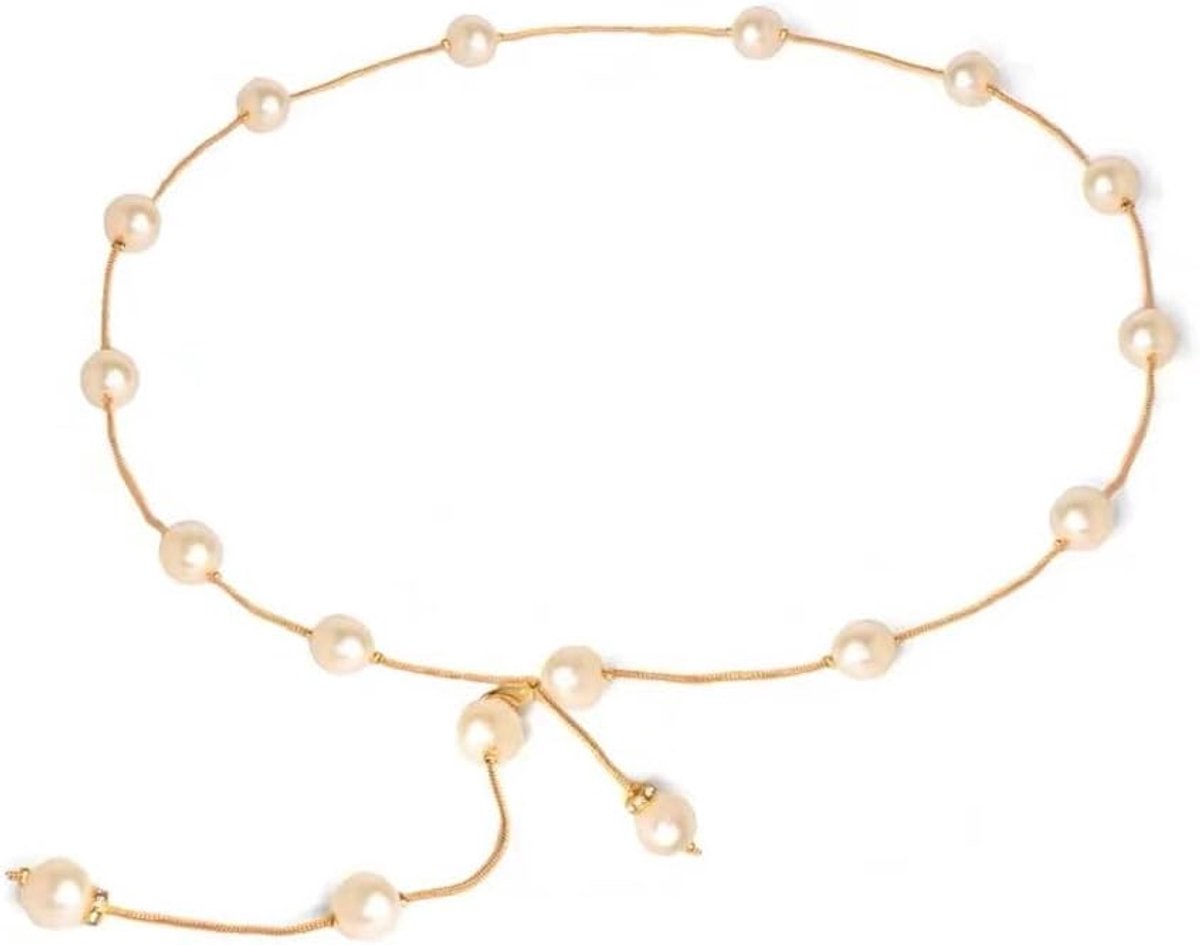 Bruidsriem multi-laags parel - elastisch - chic ontwerp - perfect voor bruiloften - ShopVlot