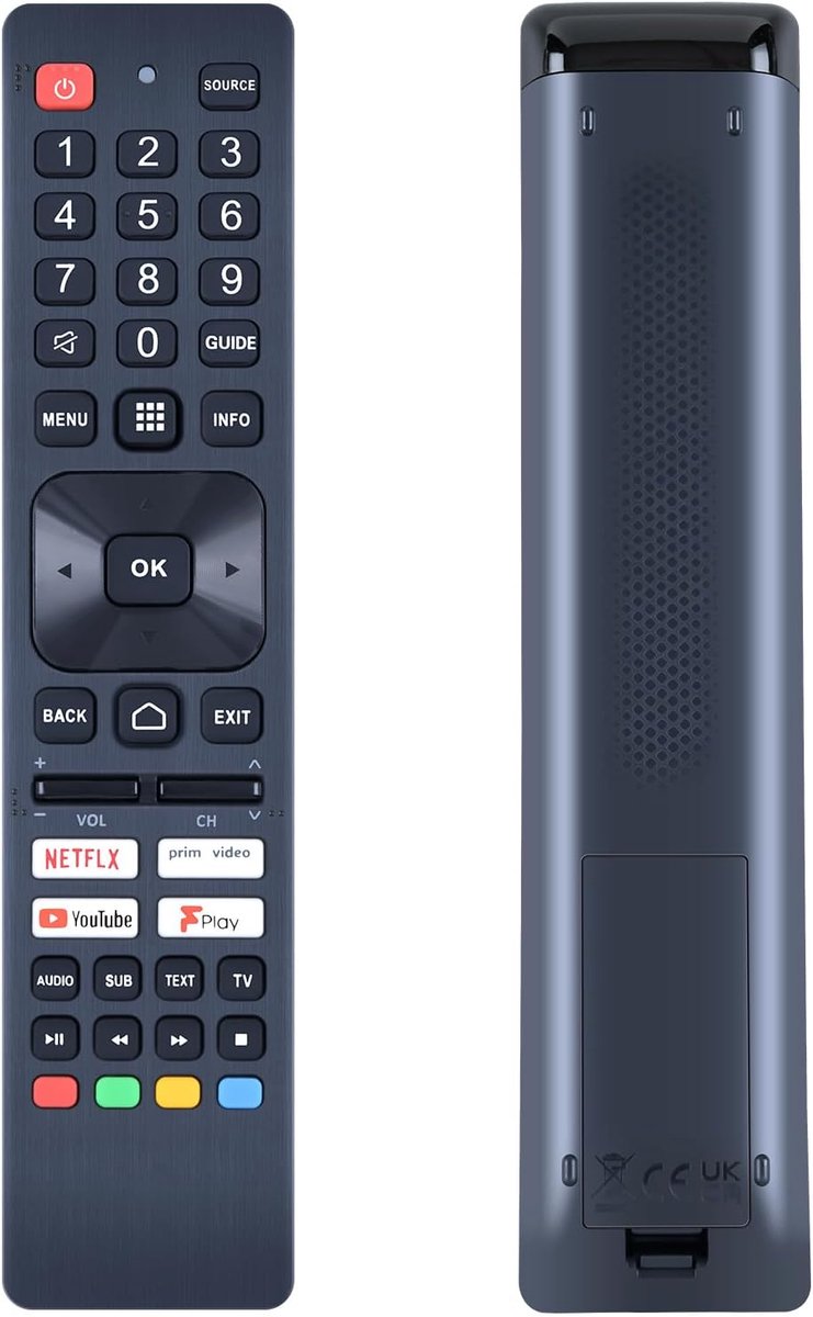 Afstandsbedieningsset voor Sharp Aquos TV - brede compatibiliteit - vervangend model - eenvoudig te gebruiken - ShopVlot