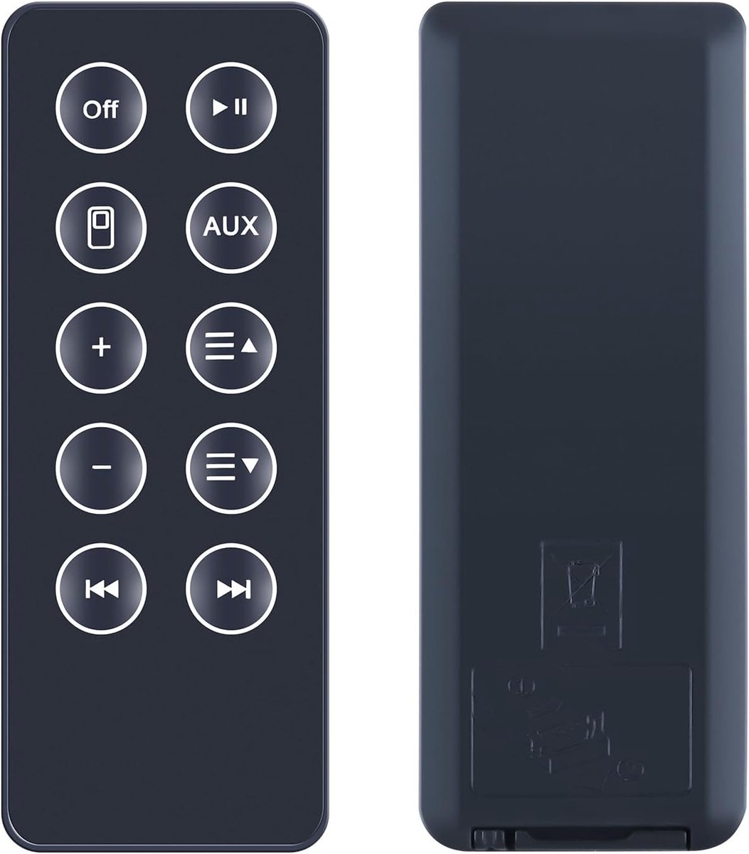 Vervangende afstandsbediening voor Bose SoundDock - Geschikt voor SoundDock 10 en serie II/III - ShopVlot