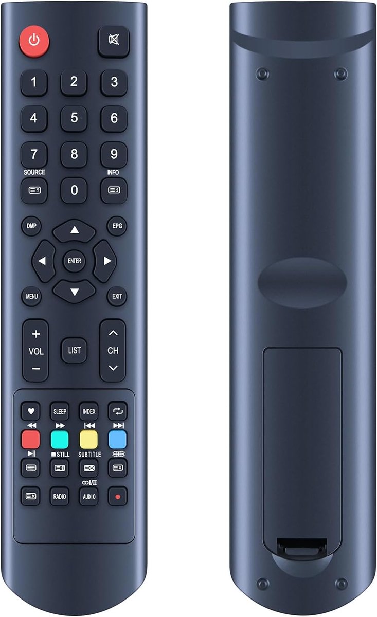 Afstandsbediening vervanging - universeel - voor Chiq, Saba, PEAQ TV - eenvoudig in gebruik - ShopVlot