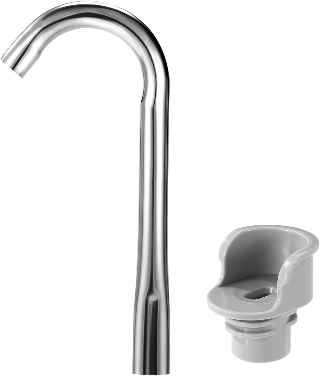 Kattenwaterfontein - Roestvrijstaal - 11,2 x 5,1 x 1 cm - Vervangende Tuit en Houder - Voor 2,5L en 3,2L Kattenfonteinen