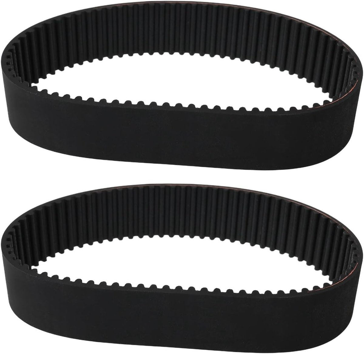 SnelShoppen - 2Pcs Schuurmachine Aandrijfriem 2604736010 Geschikt voor Bosch 1274DVS PBS75A PBS75AE - 17mm Breed - Stabiele Kwaliteit