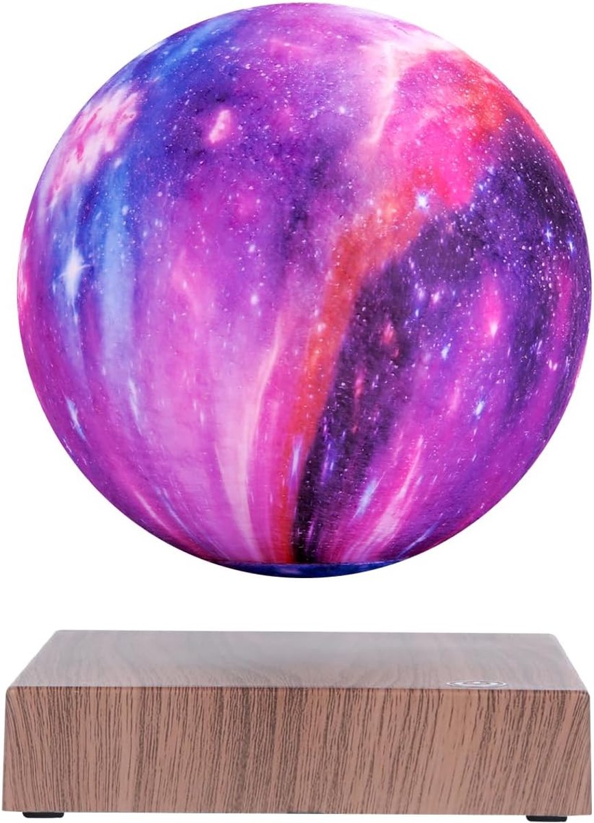Floating Moon Lamp, Magnetic Floating Moon Lamp 16 Colors 5.9 Inch Rotating 3D Night Light with Moon Light for Room - ShopVlot