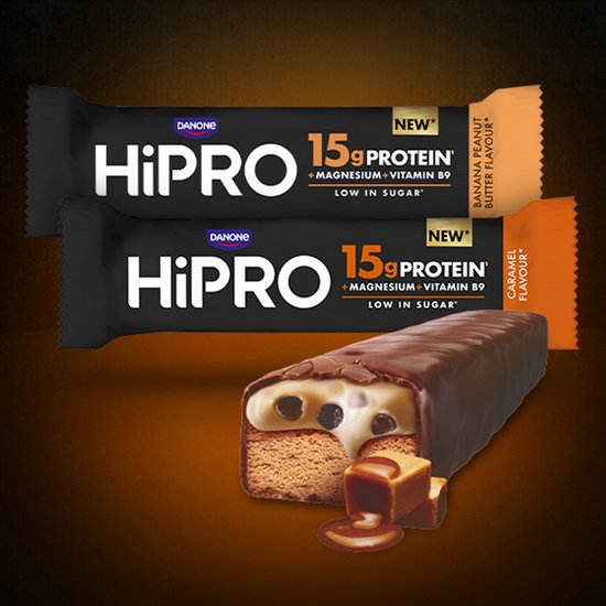 DANONE HiPRO Bars Proteïnereep - Caramel - Voordeelverpakking 3 x 12 repen — afbeelding 5