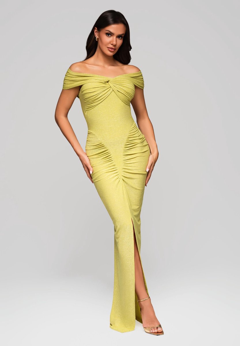 LARICA Jurk - Rits - Jurk Groen S