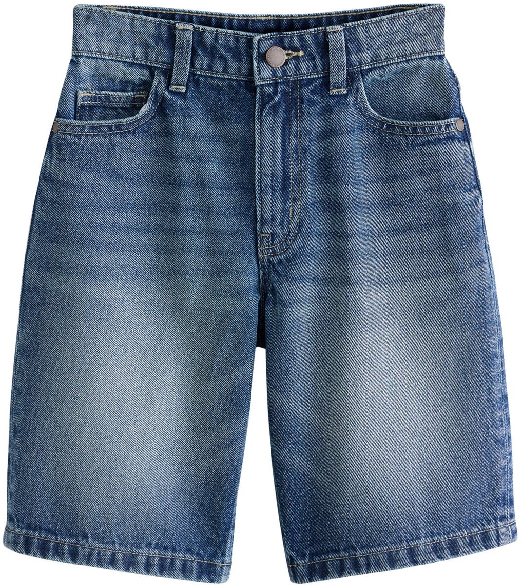 Next - Jongens - Denim jortshort - Blauw