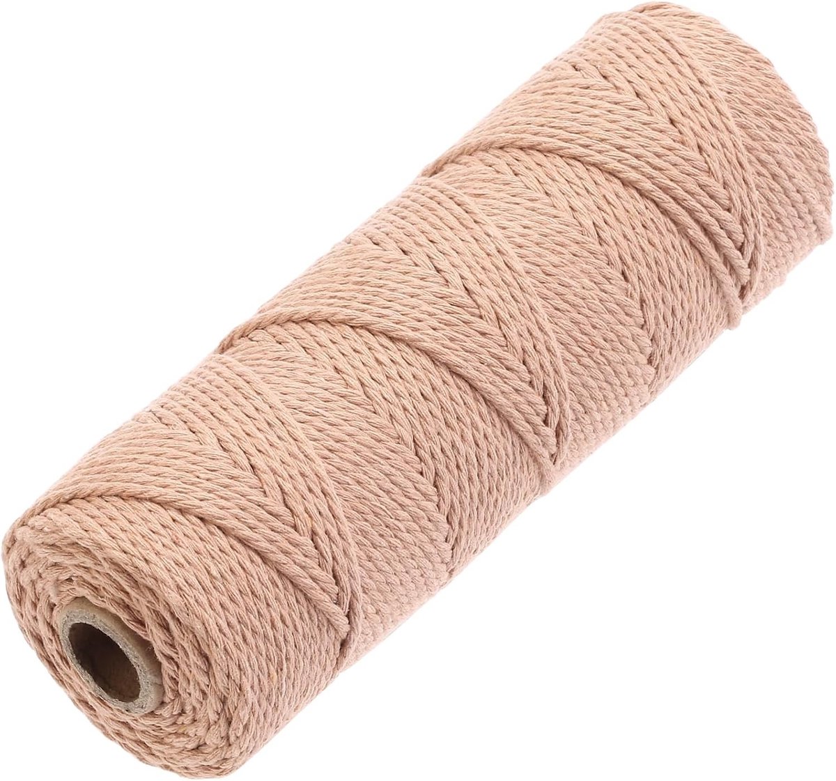 Katoenen Macramé Touw 2 mm x 100 m, Zacht en Sterk, Ideaal voor Macramé Projecten, Handwerk en Creatieve Decoraties