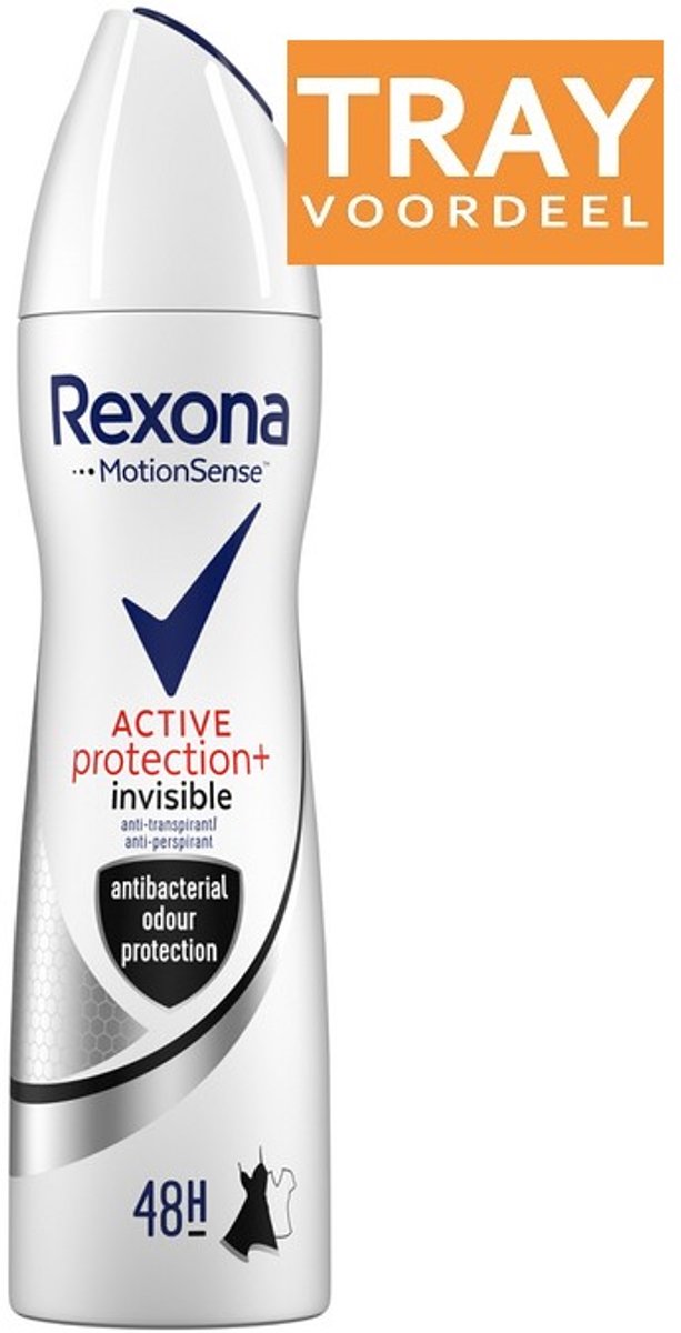 REXONA ACTIVE PROTECTION+ INVISIBLE DEO SPRAY 6 X 150 ML