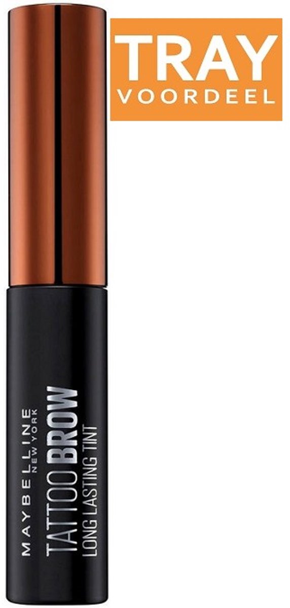 MAYBELLINE TATTOO BROW LONG LASTING TINT LIGHT BROWN 3 X 4,9 ML