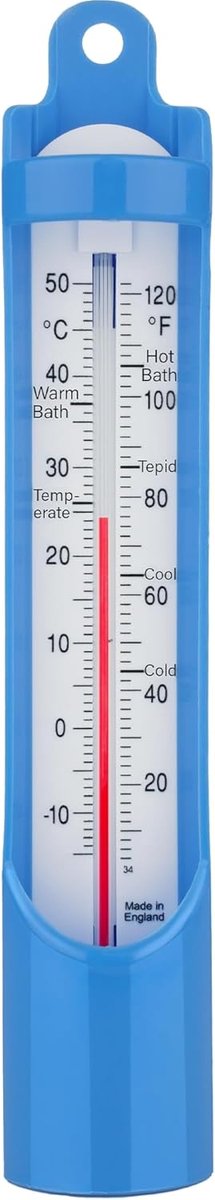 Thijox - Badthermometer voor Baby's en Kinderen, 230 mm, Betrouwbare Watertemperatuur Meter, Veilig en Handig voor Bad, Zwembad en Douche, Kindvriende