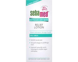 Sebamed Relief lotion 5% urea - Intensieve hydratatie - Vermindert acute jeuk en verzacht droge en schilferige huid - Herstelt de vochtbalans - Huidverzorging - 200 ml
