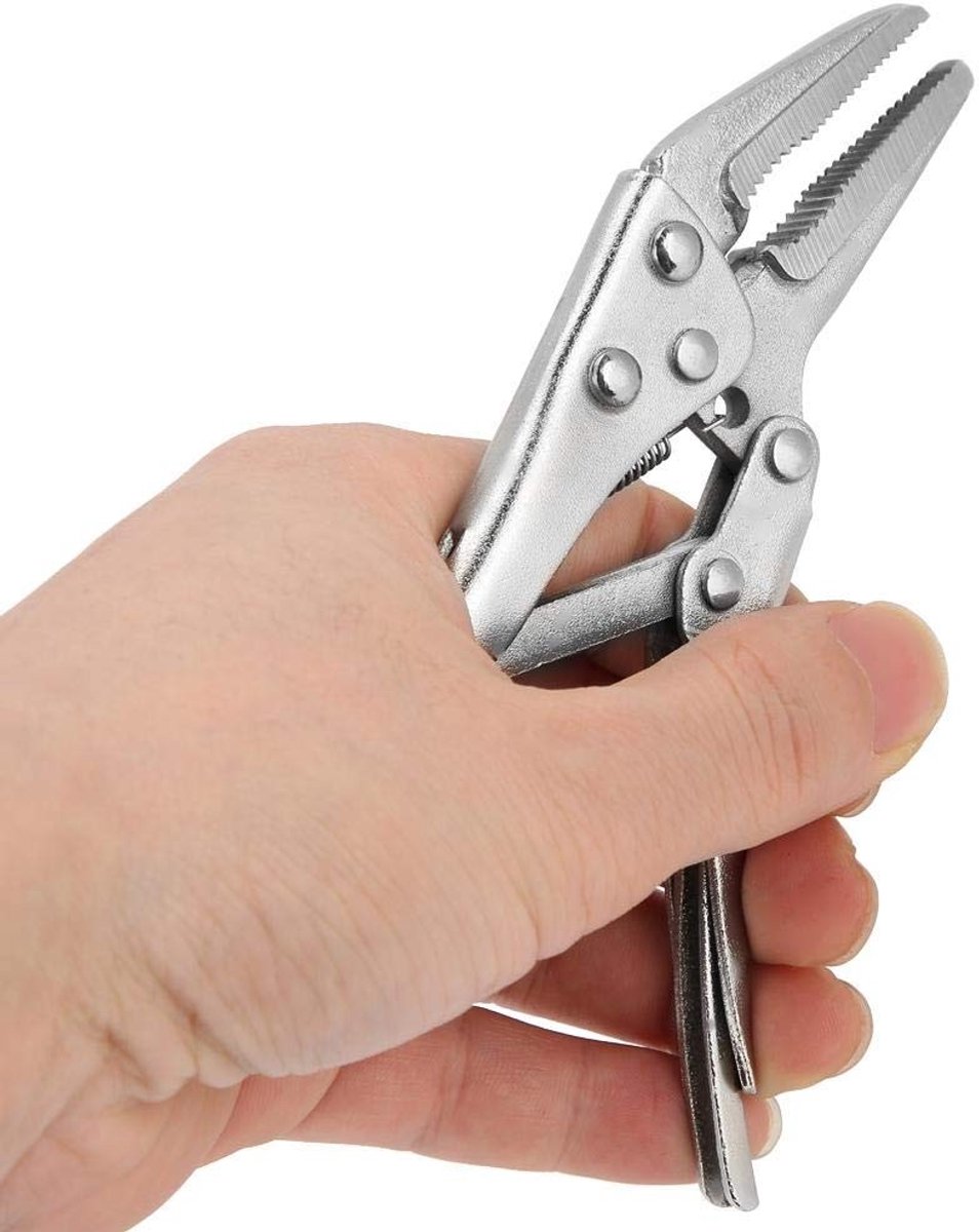 Dailygoods- Vergrendelingstang Set 2-delig - Rechte Vergrendelingstang - Deurveiligheid - Vaste Klinknagels - Hoog Koolstofstaal - Fijne Aanpassingstorsie - Klem