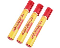 Scorch Pen Marker - Houtbrand Pen - Creatief Tekenen - Hoge Temperatuur - 14 x 6 x 2 cm - Zwart