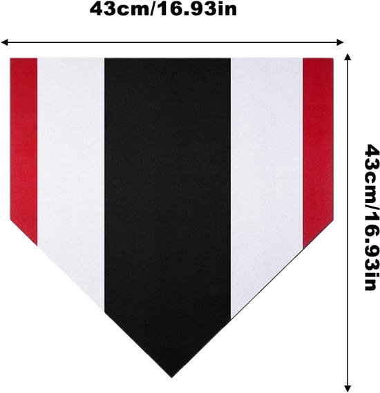 Softball Slagmat - Trainingsmat Opvouwbaar - Softbal Training - Strategische Zone Indeling - 43 x 43 cm - Meerdere Kleuren — afbeelding 5