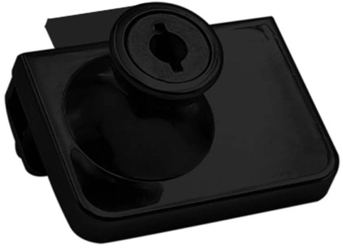 Dailygoods- Kastslot Veilig - Glazen/Kastslot - Deurslot zonder boren - Vitrine/Meubelbeveiliging - Nokvergrendelingsmechanisme - Compact ontwerp