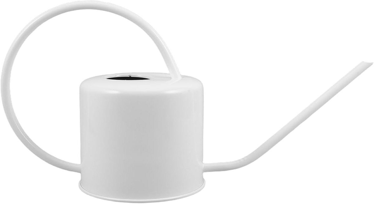 Metalen Gieter - Waterkan Tuin - Planten Water Geven - Lange Nauwkeurige Tuit - 3.8 Liter Capaciteit - Wit