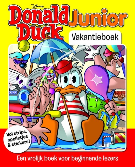 Donald Duck Junior Vakantieboek 2026 - spelletjes, strips en puzzels voor jongere kinderen - 69 pagina’s