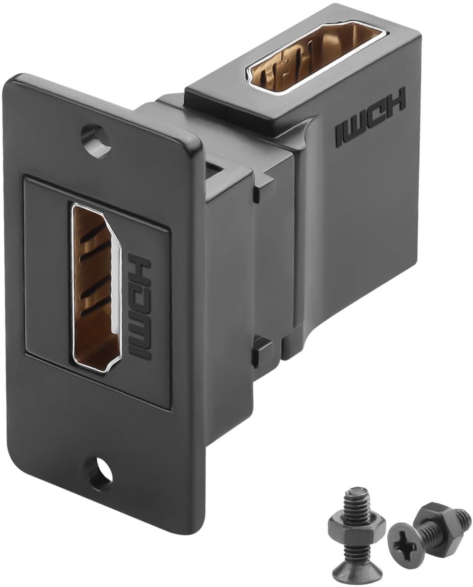 Dailygoods - 90° HDMI Paneel Mount Adapter voor Eenvoudige Installatie