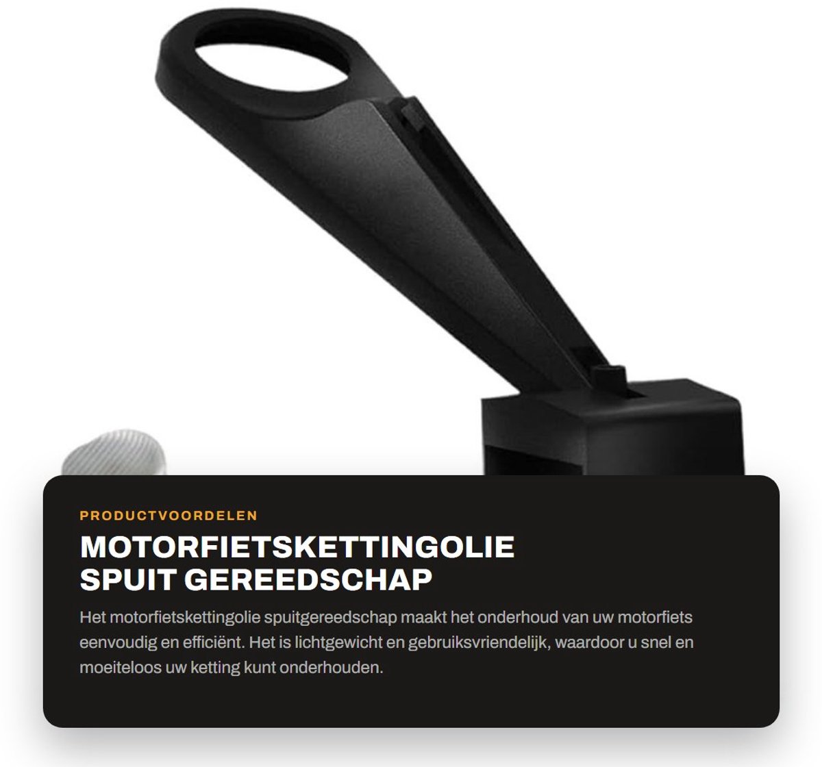 Dailygoods - Motorfietskettingolie Spuit Gereedschap voor Eenvoudig Onderhoud