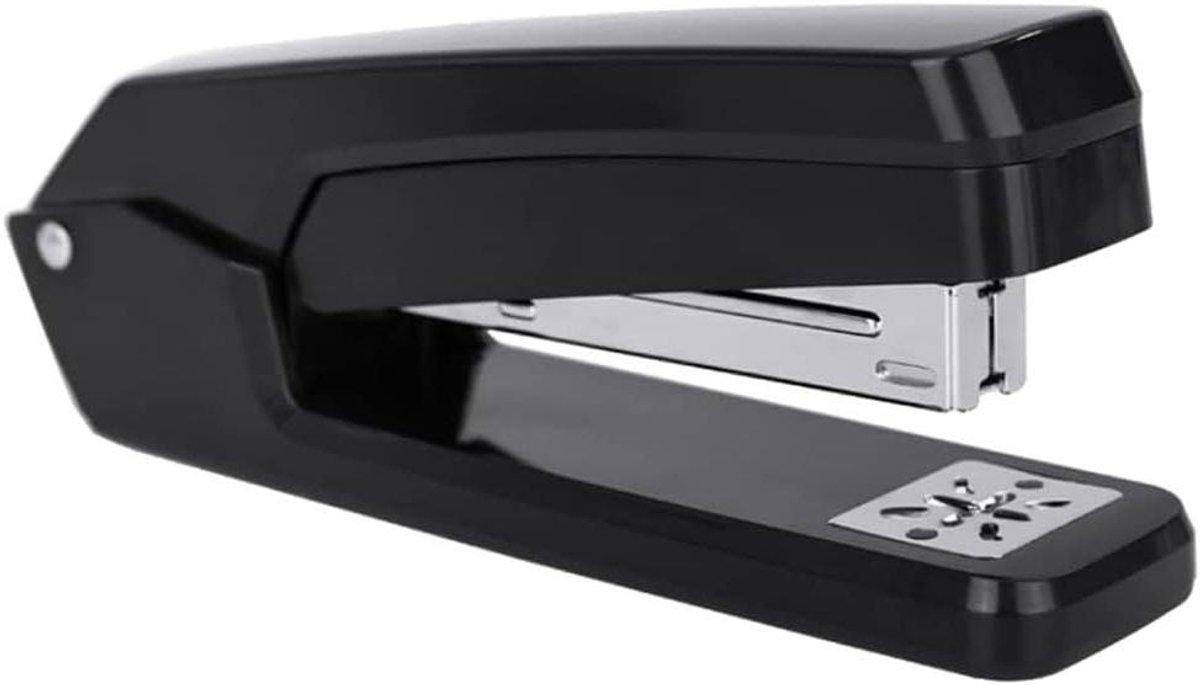 Nietmachine - Handmatige nietmachine - Documenten binden - Eenvoudige nietwissel - 155x65mm - Zwart