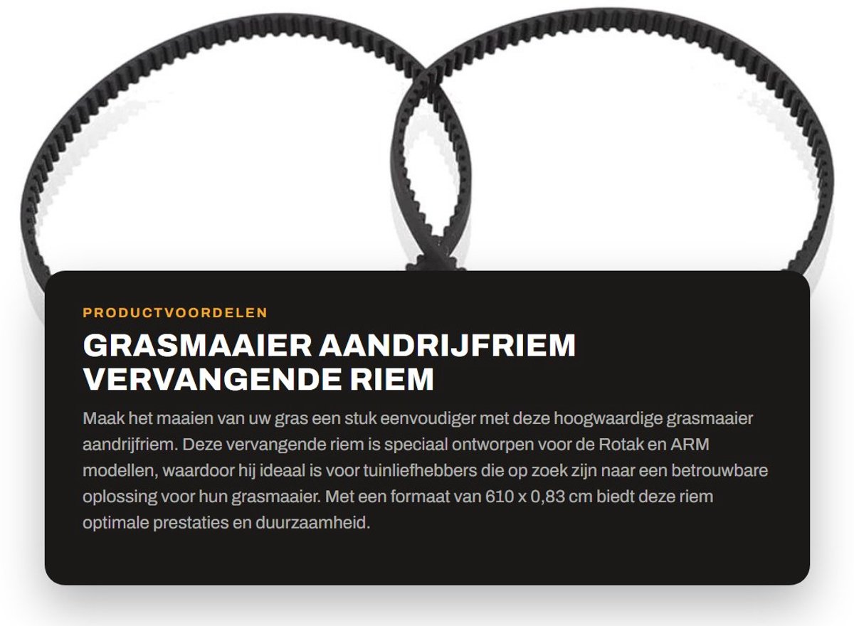 Dailygoods- Aandrijfriem 6,1 meter - Compatibel met Art.8846/8847/8848 - Nylon - 1,6 mm doorsnede - 6 x reservedraadspoel - Grijs - Grasmaaier