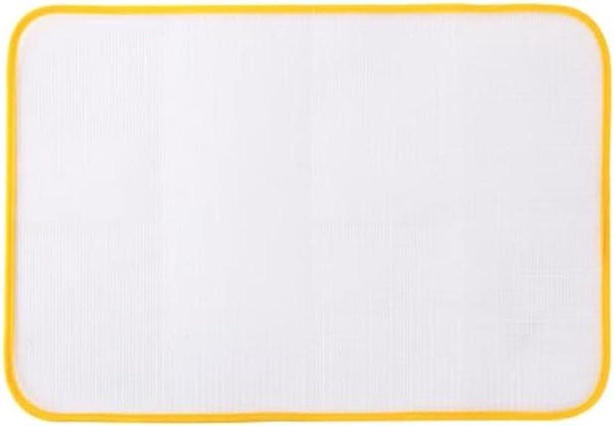 Strijkdoek Bescherming - Persmat - Strijkplank Gebruik - Hittebestendig Gaas - 40 x 60 cm - Wit