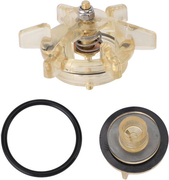 Reparatieset Motorkap Poppet - Spa Onderdelen - Zwembad Onderhoud - Duurzaam ABS Materiaal - 1/2 of 3/4 inch - Wit — afbeelding 2
