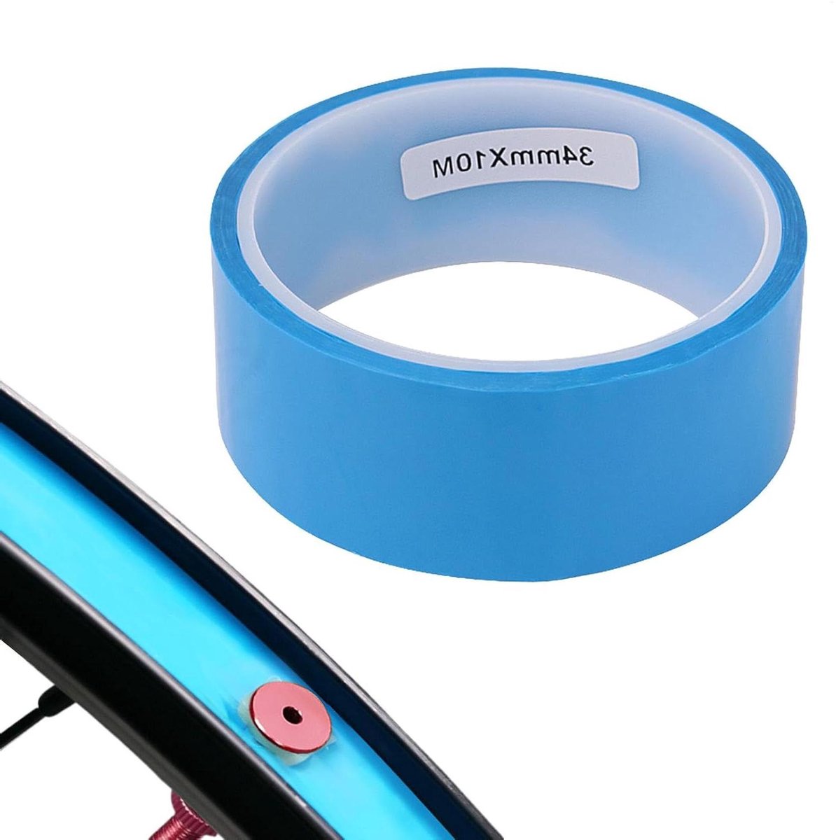 Fiets Velgen Tape - Bodemstrips Banden - Wiel Bescherming - Hoge Luchtdichtheid - 10 Meter - Blauw