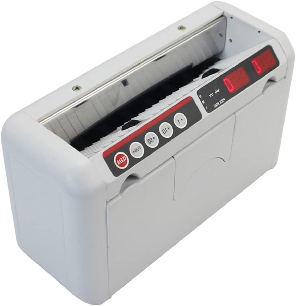 Geld Tel Machine - Bankbiljet Teller - Biljetten Tellen - Ingebouwde Detector - Compact Formaat - Zwart