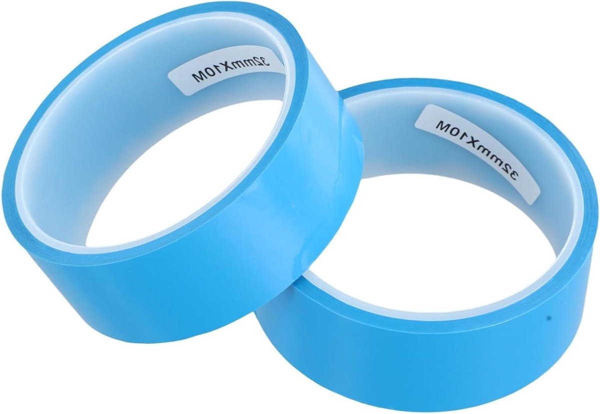 Fietsband Bescherming - Velg Tape - Lekke Banden Voorkomen - Dunne Afdichting - 2 x 10m - Blauw