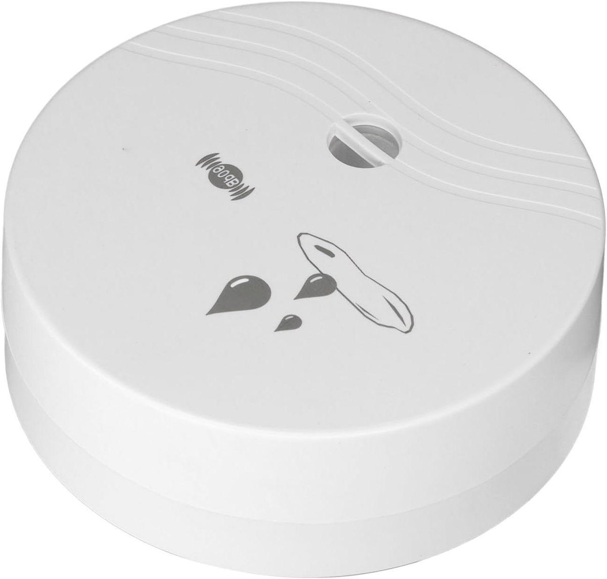Waterlekdetector - Lekmelder Alarm - Huis Beveiligen - 100 DB Alarm - 9x8x4 cm - Wit